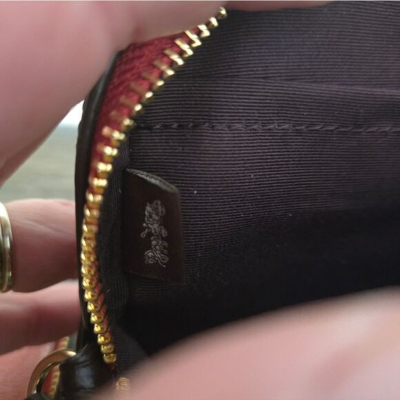 Coach Red and Cream Star-Striped Crossbody Bag And Wristlet Set NWOTs - Picture 4 of 8